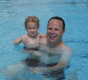 in the pool